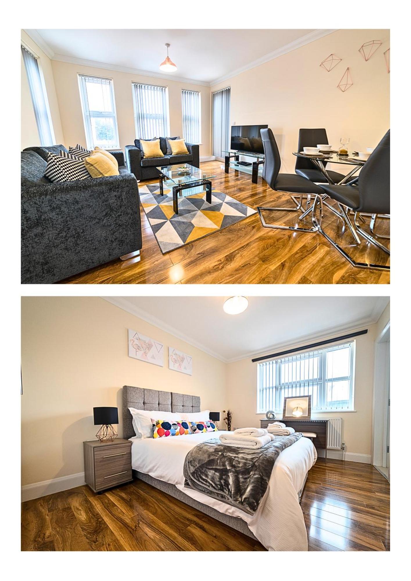 Heathrow Rare Find 2 Bedroom Plus 2 Bathroom Flat - Sleeps 6- Free Parking- Close To Heathrow Terminals-Quiet Development Стэнвэлл Экстерьер фото